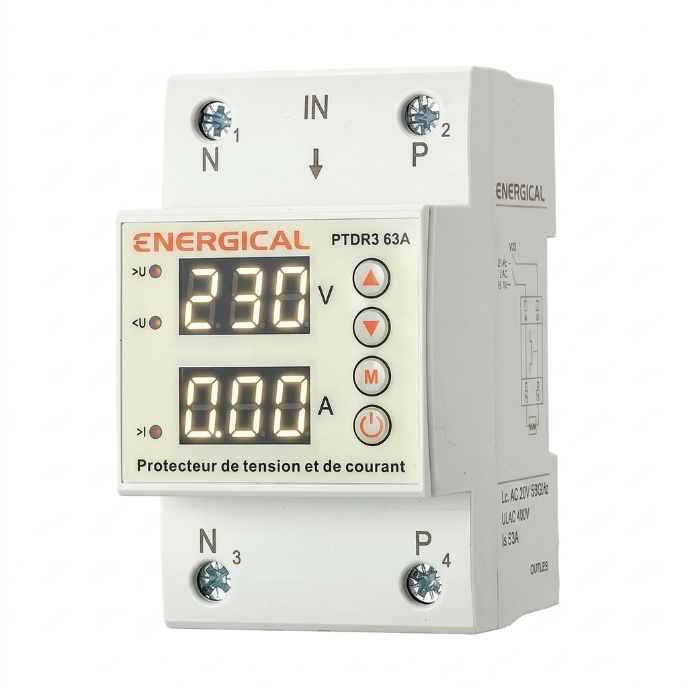 Protecteur de tension et de courant réglable