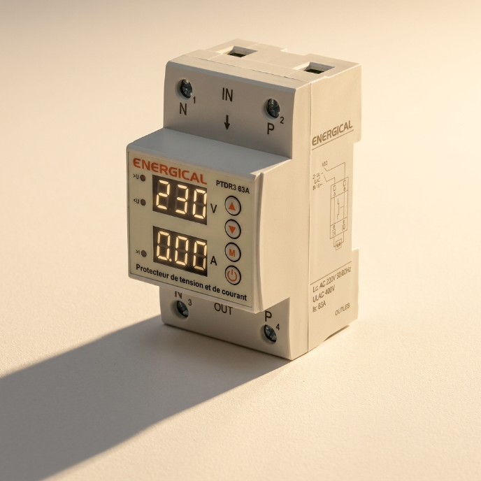 Protecteur de tension et de courant réglable