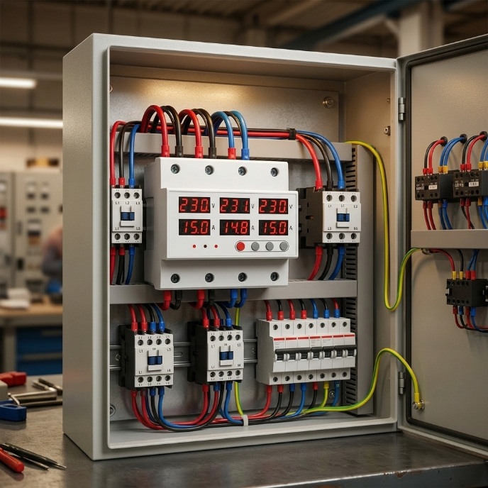 Protecteur de tension et courant PTDR4-D 63A