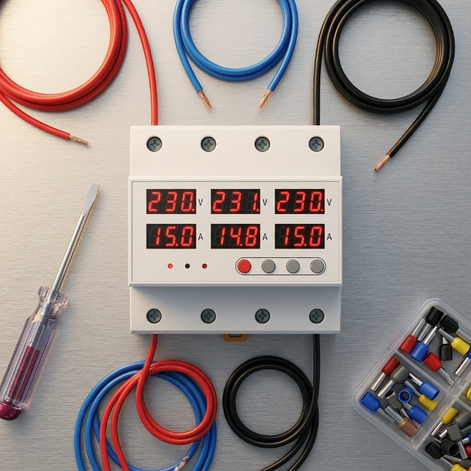 Protecteur de tension et courant PTDR4-D 63A